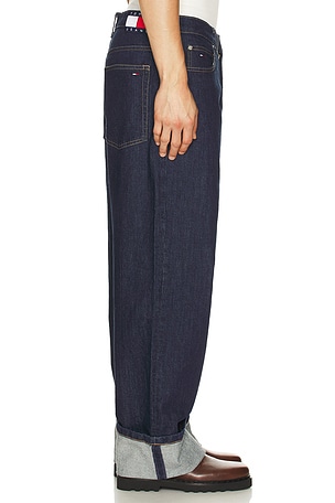 Tommy Jeans Theo Baggy Jeans in Blue. Size 38. Also