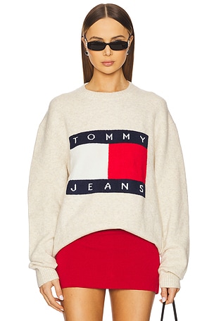 Melange Flag Sweater Tommy Jeans