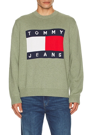 Melange Flag Sweater Tommy Jeans