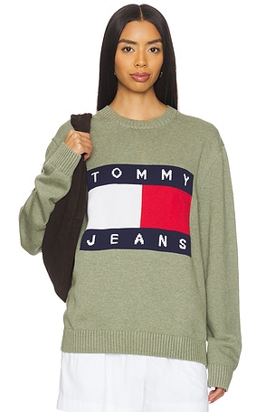 Melange Flag Sweater Tommy Jeans