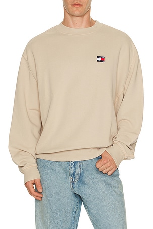 Tommy Jeans 90s New Classics Sweatshirt in Beige