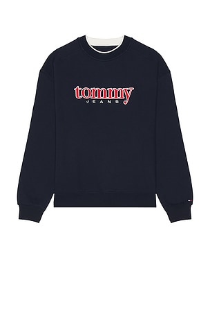90s Texture Graphic Crew Sweatshirt Tommy Jeans
