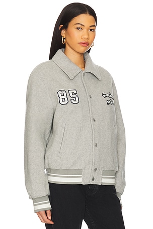 Tommy Jeans Varsity Jacket in Grey