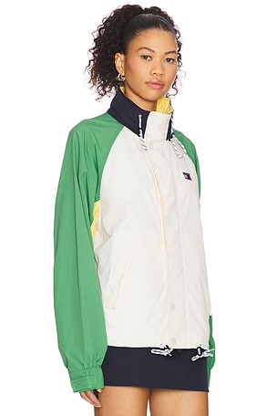 Tommy Jeans Colorblock Jacket in White