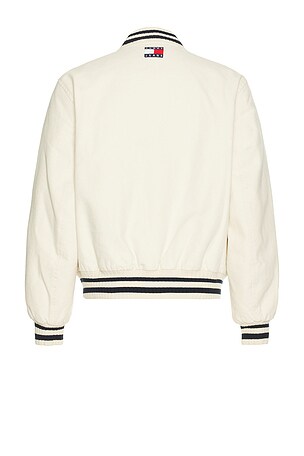 Tommy Jeans Varsity Jacket in White