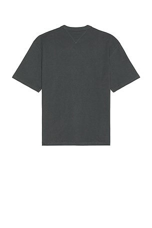 Tommy Jeans Oversized Badge Tee in Charcoal