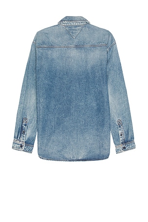 Tommy Jeans Relaxed Shirt in Blue
