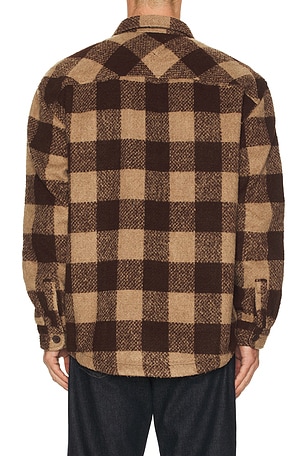 Tommy Jeans Check Overshirt in Brown