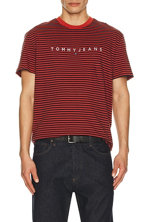 Linear Stripe Tee Tommy Jeans
