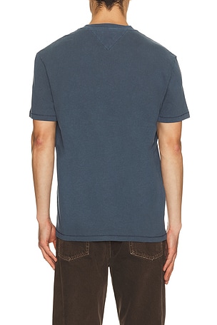 Tommy Jeans Waving Flag Tee in Navy