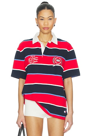 Relaxed Bold Stripe Rugby Tommy Jeans