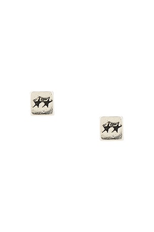 Dice Stud Earrings Two Jeys
