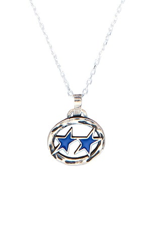Two Jeys Color Core Necklace in Metallic Silver
