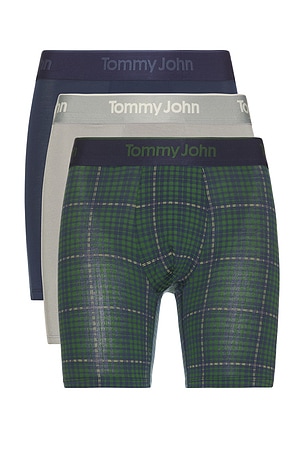 Second Skin Modal 3 Pack 6" Boxer Brief Tommy John