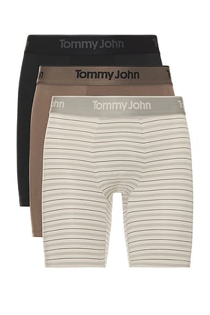 Second Skin Modal 3pk 6' Boxer Briefs Tommy John