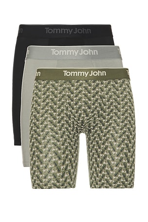 Second Skin Modal 3pk 6' Boxer Briefs Tommy John