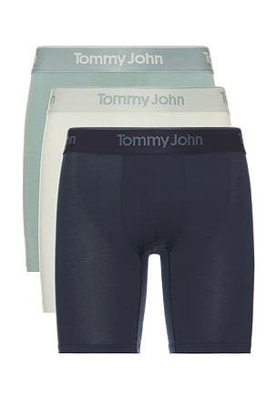 Second Skin Modal 3pk 6' Boxer Briefs Tommy John