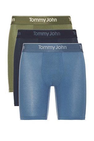 Second Skin Modal 3pk 6' Boxer Briefs Tommy John