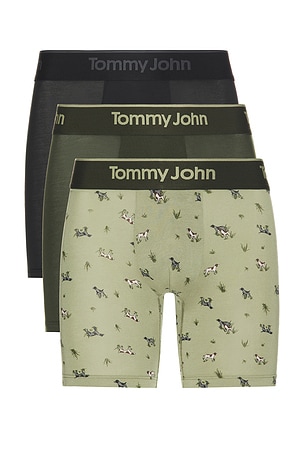 Second Skin Modal 3 Pack 6" Boxer Brief Tommy John