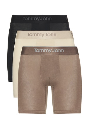Second Skin Modal 3 Pack 6" Boxer Brief Tommy John