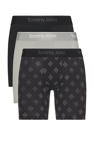 Second Skin Modal 3 Pack 6" Boxer Brief Tommy John