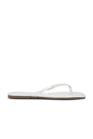Lily Square Toe Mirror Flip Flop TKEES