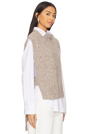 The Knotty Ones Kalvos Vest in Beige