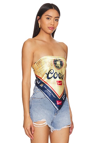 The Laundry Room Coors Heritage Silky Bandana in Yellow