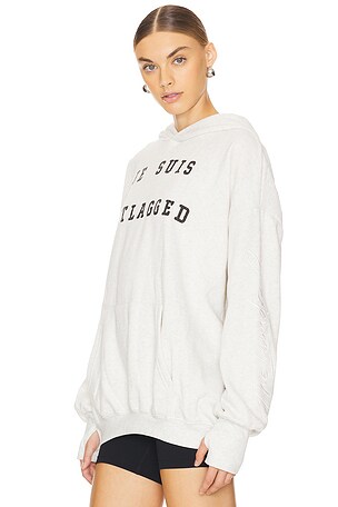 The Laundry Room Jet Lagged Hideout Hoodie in Light Grey