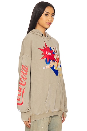 The Laundry Room We Want Coke Hideout Hoodie in Tan