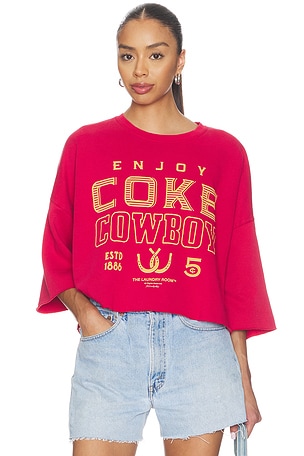 SUÉTER CROPPED ENJOY COKE COWBOY HORSESHOE The Laundry Room