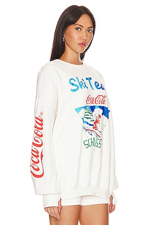 The Laundry Room Coca Cola Ski Team Jumper in White