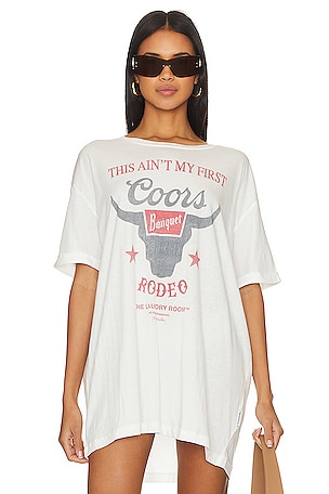Ain't My First Coors Rodeo Oversized Tee The Laundry Room