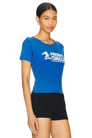 The Laundry Room US Priority Female Tee Shirt in Blue