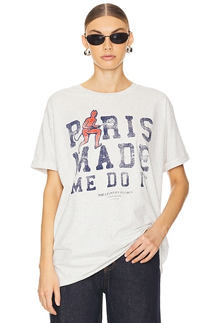 CAMISETA TAMAÑO GRANDE PARIS MADE ME DO IT The Laundry Room