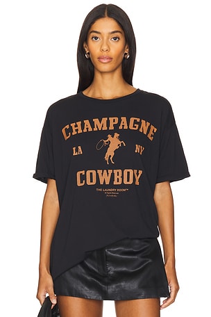 Champagne Cowboy Oversized Tee The Laundry Room