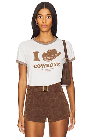 I Heart Cowboys Perfect Ringer Tee The Laundry Room