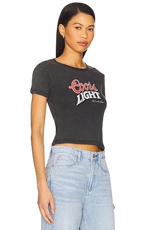 The Laundry Room Light Racing Baby Tee in Black