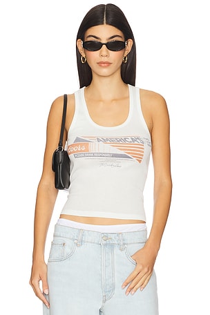 Coors Americas Fine Light Beer Rib Tank Top The Laundry Room