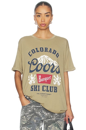 Coors Colorado Ski Club Oversized Tee The Laundry Room