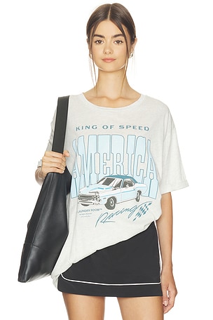King Of Speed America Racing Oversized Tee The Laundry Room