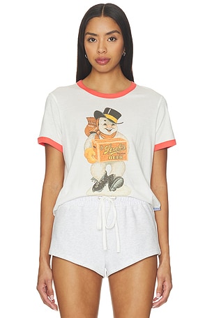 Stroh's Snowman Perfect Ringer Tee The Laundry Room