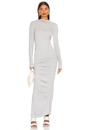 knee length dresses for ladies Green Detail Asher Midi Dress main image 1