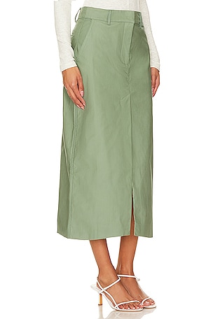 The Line by K Isabeau Maxi Skirt in Sage