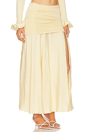 The Line by K Mari Skirt in Cream