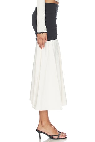 The Line by K Mari Skirt in Black,White