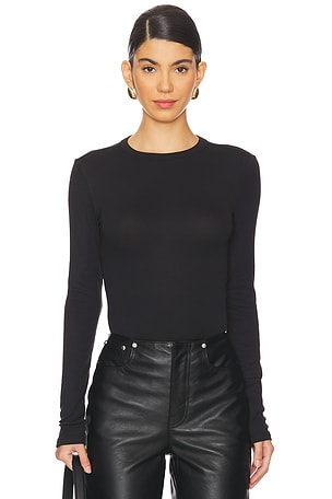 Bobi Thermal Long Sleeve in Black REVOLVE