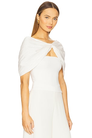 The Line by K Elias Cape Top in White
