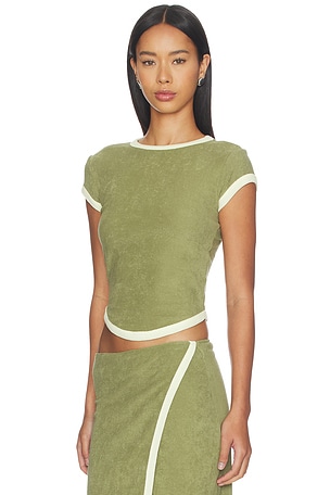 The Line by K Lavi T-shirt Terry in Green