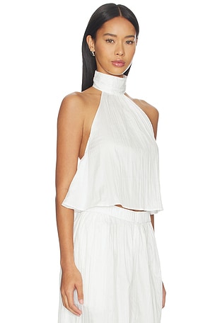 The Lene by K Tess Top en Blanc